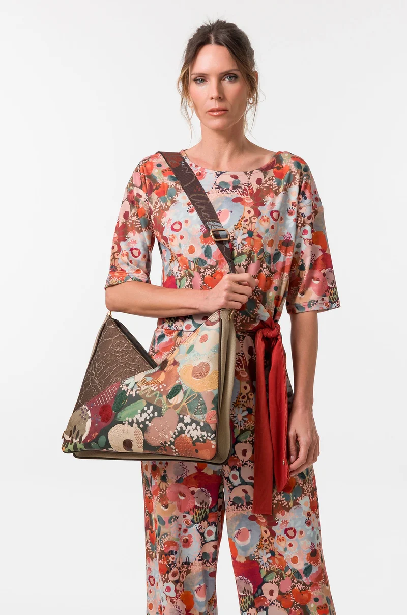 Grand sac à bandoulière Blossom