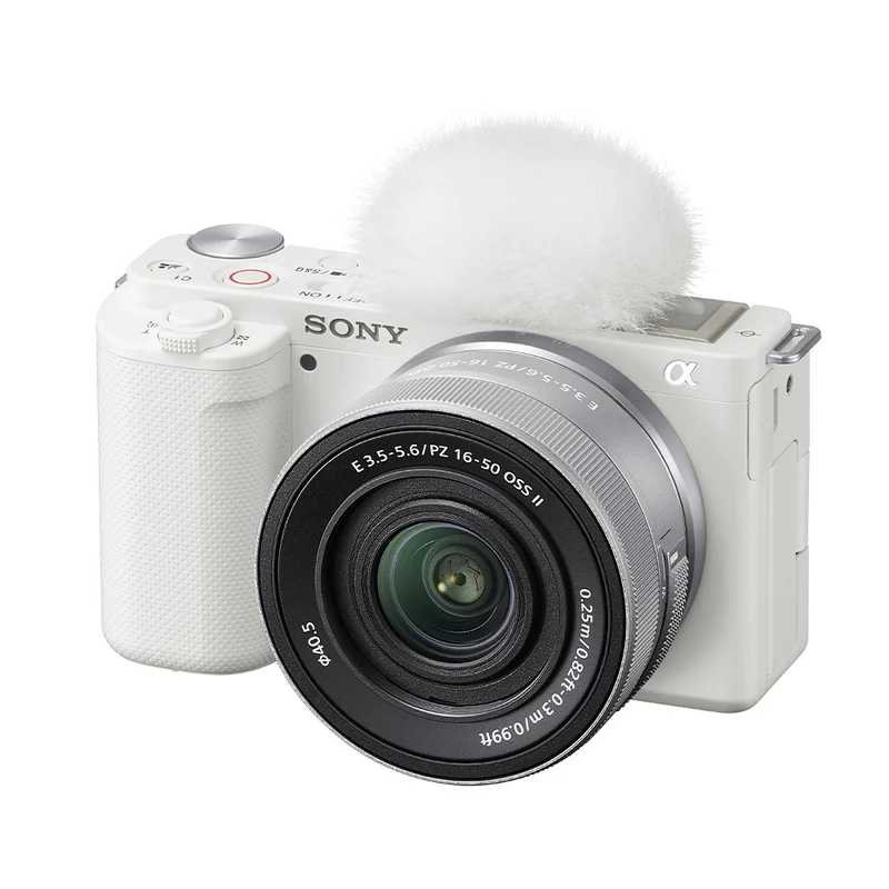 ZV-E10 avecE PZ 16-50mm f/3.5-5.6 OSS II (Blanc)