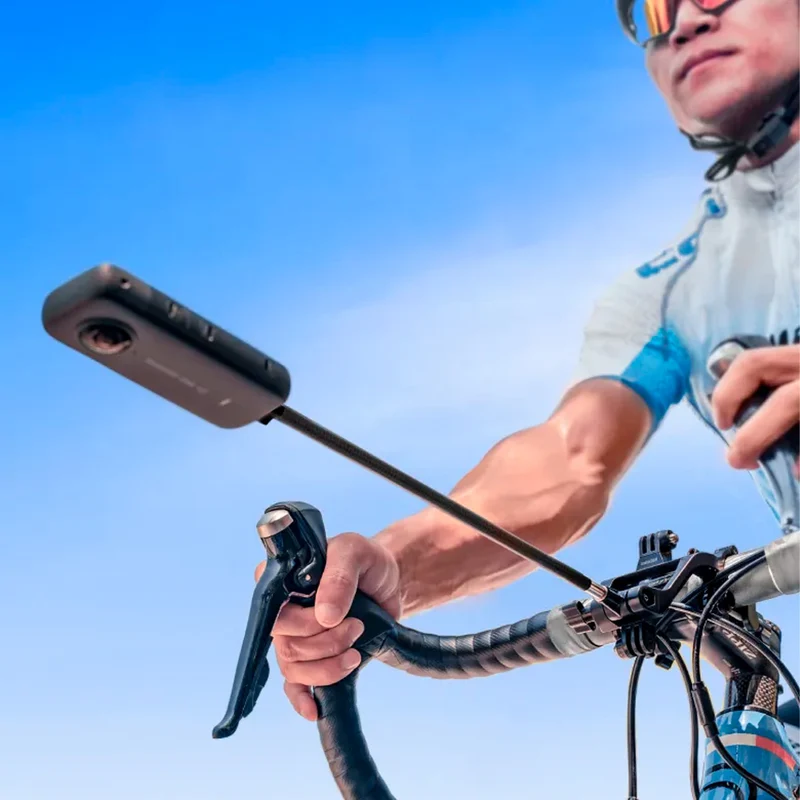 Support guidon vélo de course troisième personne