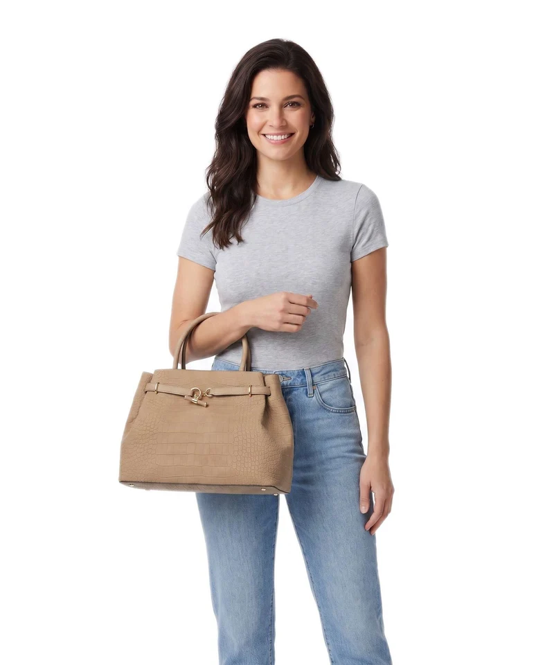 Lauren Ralph Lauren Blaike Large Sac à main camel