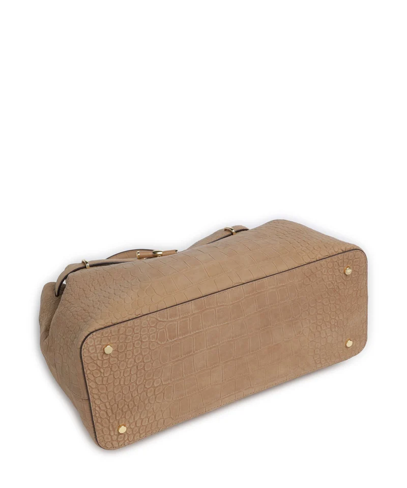 Lauren Ralph Lauren Blaike Large Sac à main camel