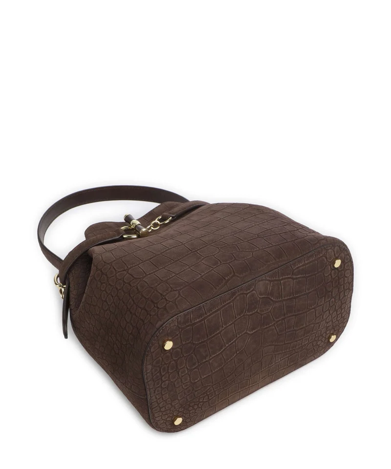 Lauren Ralph Lauren Blaike Medium Sac seau chestnut brown
