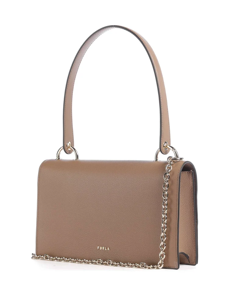 Furla Amelia M Sac porté épaule toffee