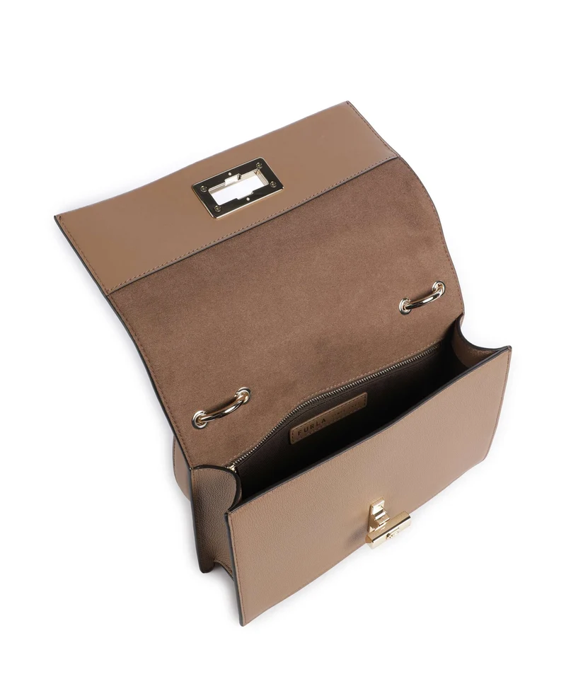 Furla Amelia M Sac porté épaule toffee
