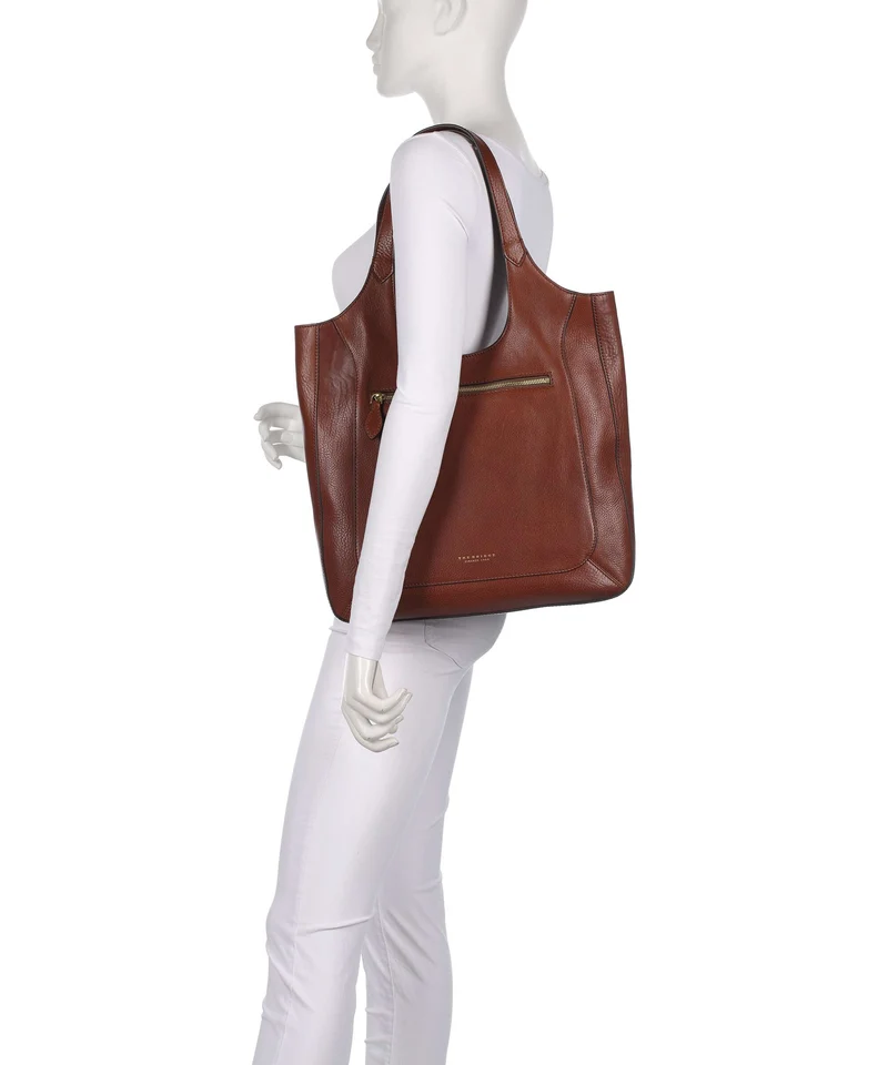 The Bridge Luce Soft Sac fourre-tout marrone