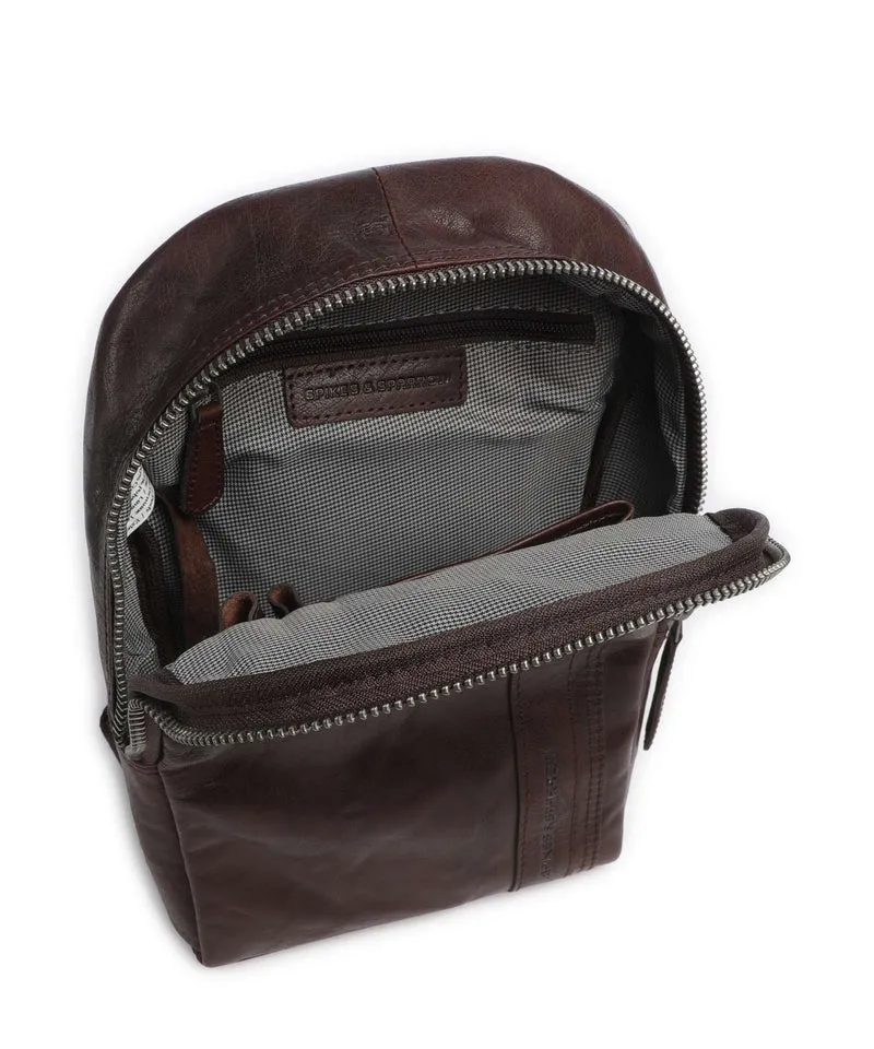 Spikes & Sparrow Bronco Washington Sac sling dark brown