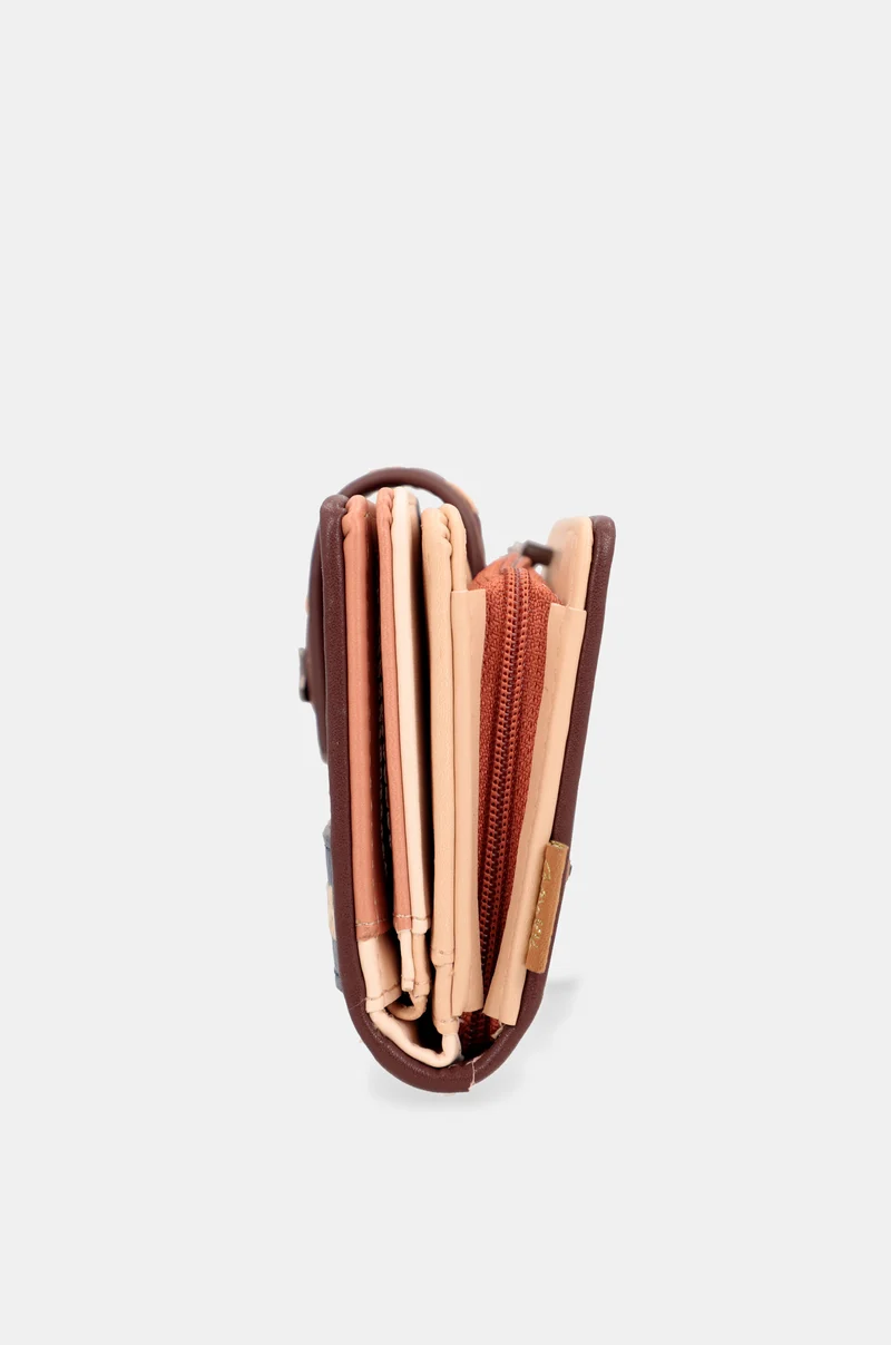 Tribe Medium Ethnic Print RFID Portefeuille