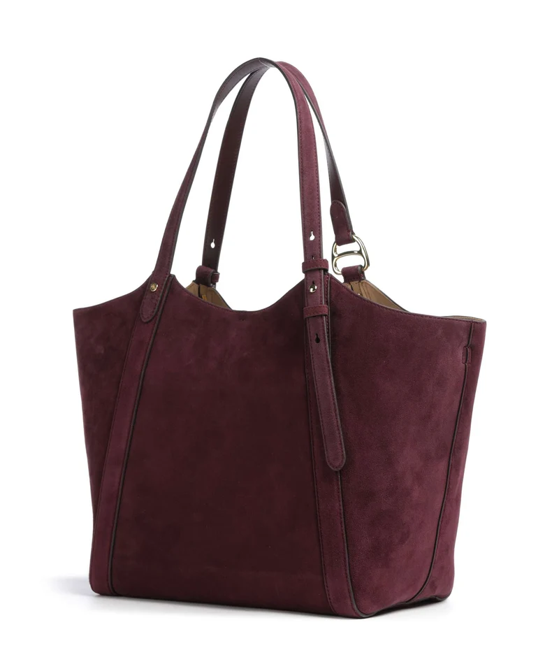 Lauren Ralph Lauren Tasha Large Cabas dark garnet