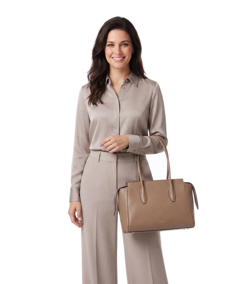 Furla Ambra L Cabas toffee