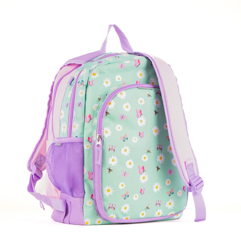 Tracker Daisies & Cotton Candy reversible Backpack