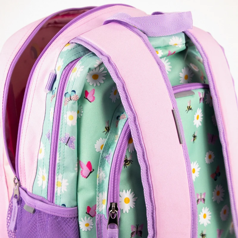 Tracker Daisies & Cotton Candy reversible Backpack