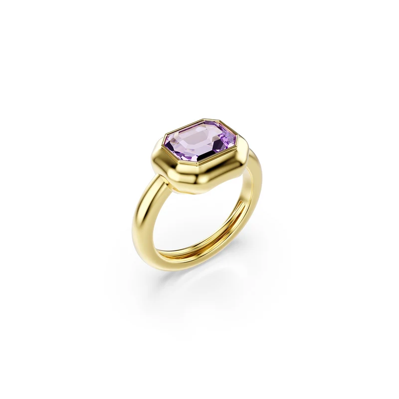 Swarovski Gema Gold Plated Ring Set 5753094