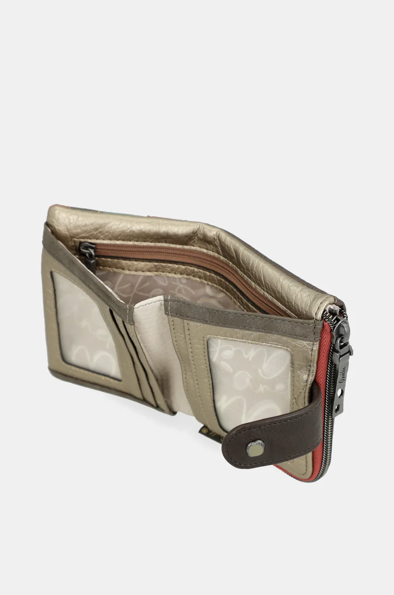 Porte-monnaie moyen flexible RFID Muse
