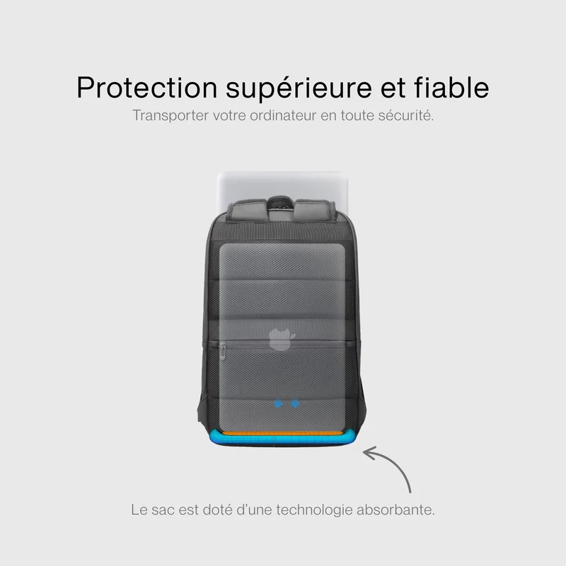 Sac à Dos Imperméable Ordinateur | Compartiment Sécurisé 27l Voyage