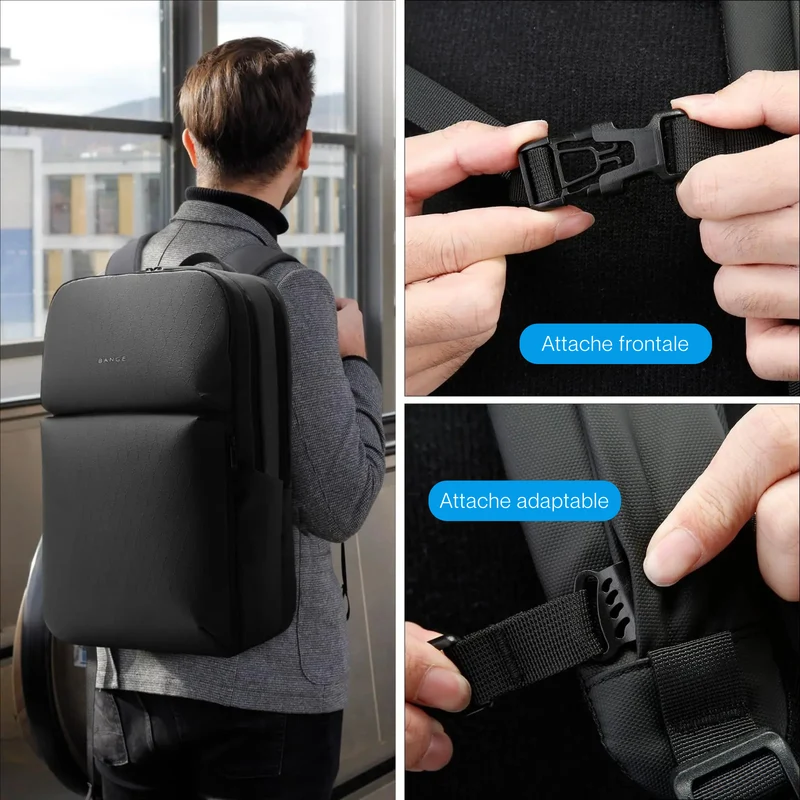 Sac à Dos Imperméable Ordinateur | Compartiment Sécurisé 27l Voyage