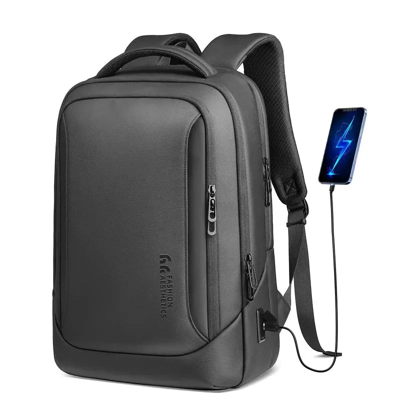 Sac à Dos Imperméable Homme | Port Usb et Multi-Poches
