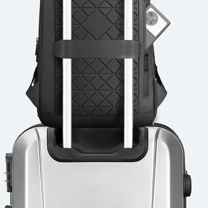 Sac à Dos Imperméable Homme | Port Usb et Multi-Poches