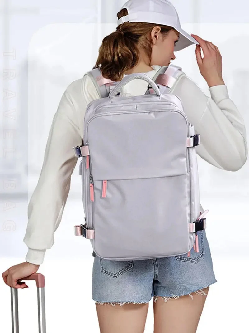 Sac à Dos Femme Voyage Cabine | Port Usb et Compartiment Pc
