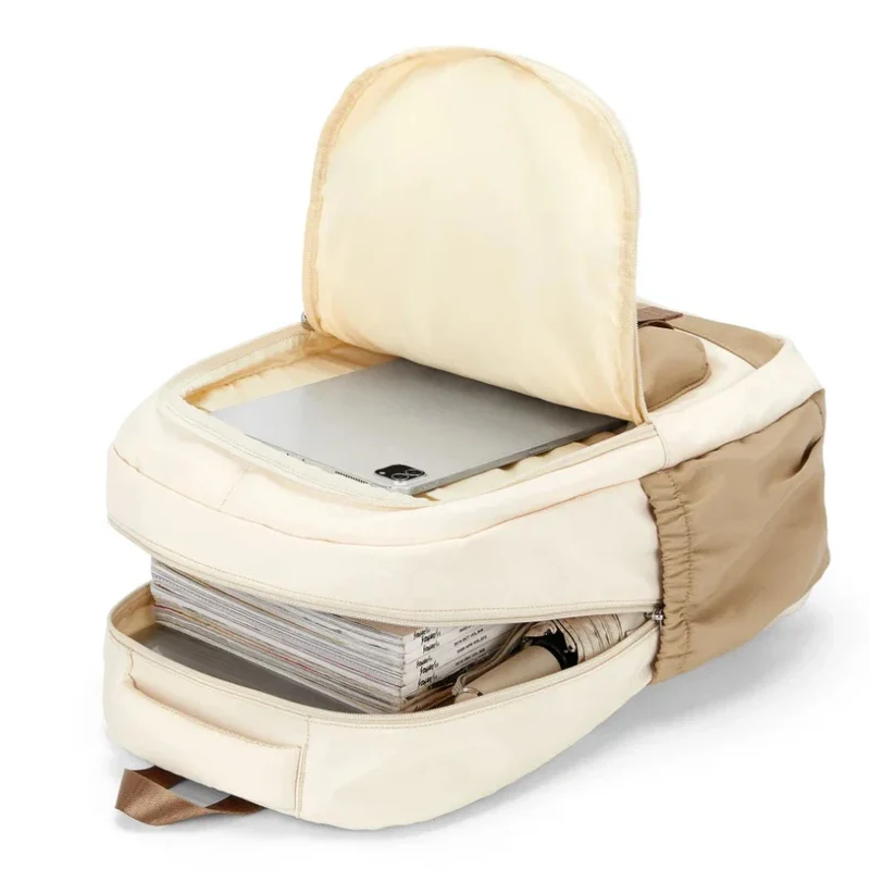 Sac à Dos Femme Ordinateur | Tissu Imperméable Multi-Compartiments