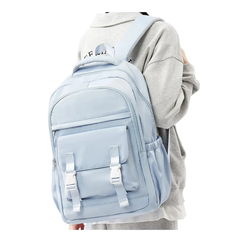 Sac à Dos Femme Ordinateur | Tissu Imperméable Multi-Compartiments