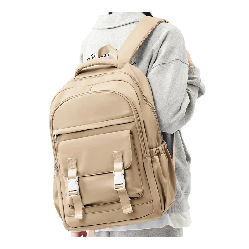 Sac à Dos Femme Ordinateur | Tissu Imperméable Multi-Compartiments