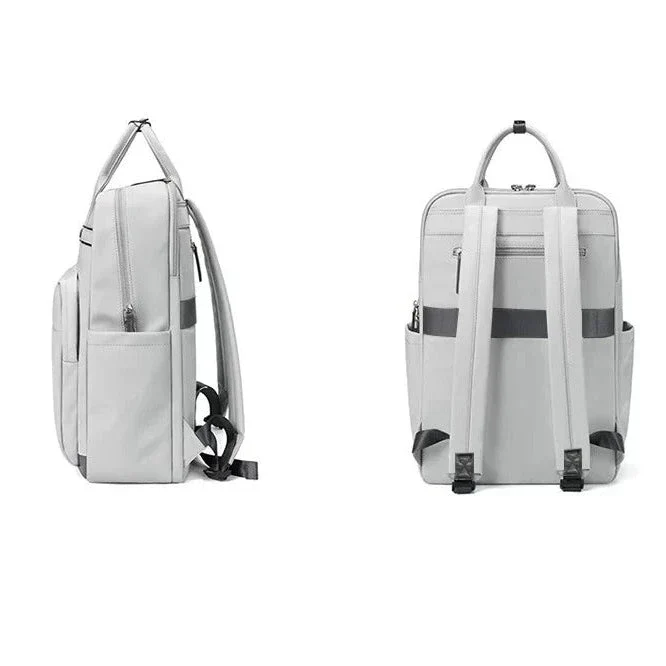 Sac à Dos Femme Ordinateur | Nylon Imperméable Multi-Poches