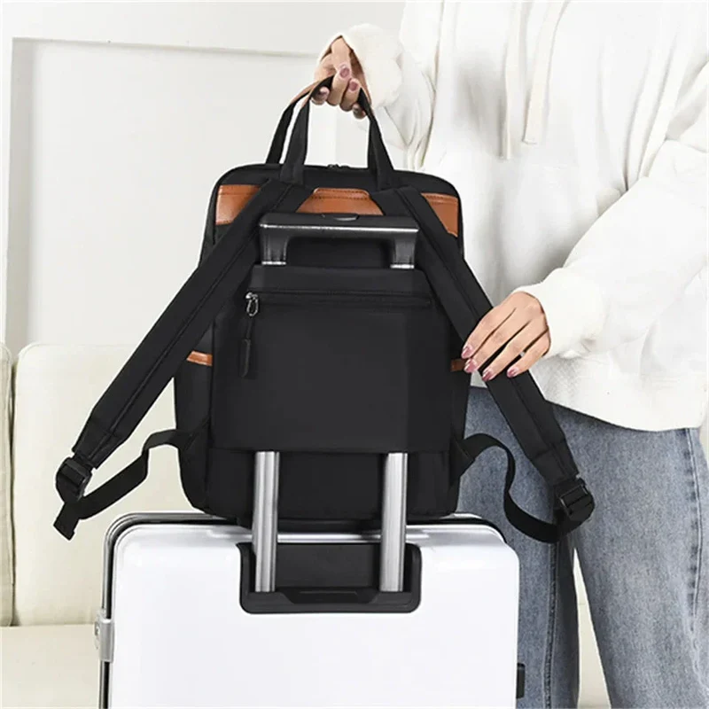 Sac à Dos Femme Ordinateur | Léger Nylon Imperméable