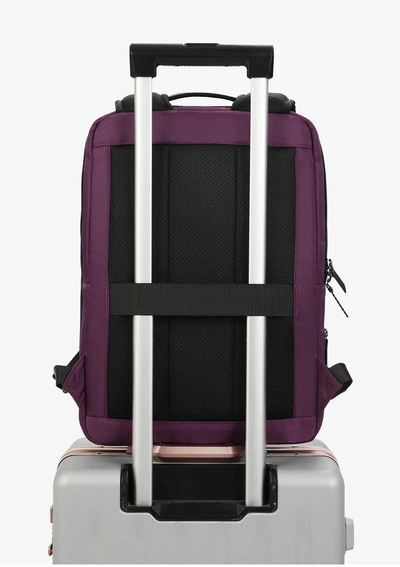 Sac à Dos Femme Ordinateur 15.6 Pouces | Nylon Imperméable Extensible