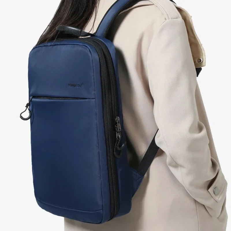 Sac à Dos Femme Ordinateur 15.6 Pouces | Nylon Imperméable Extensible