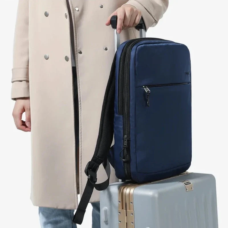 Sac à Dos Femme Ordinateur 15.6 Pouces | Nylon Imperméable Extensible
