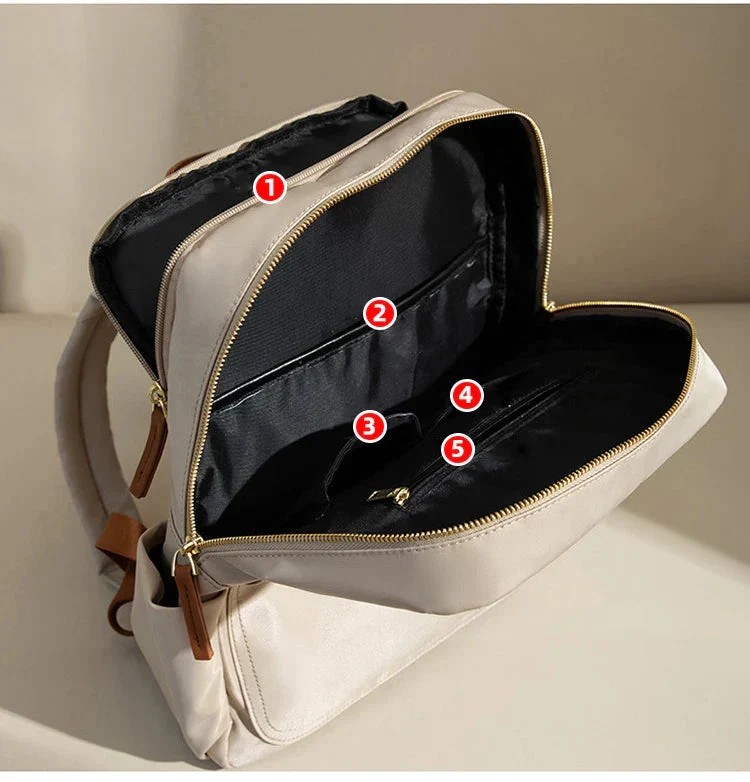 Sac à Dos Femme Ordinateur 15 Pouces | Compartiment Sécurisé Antivol