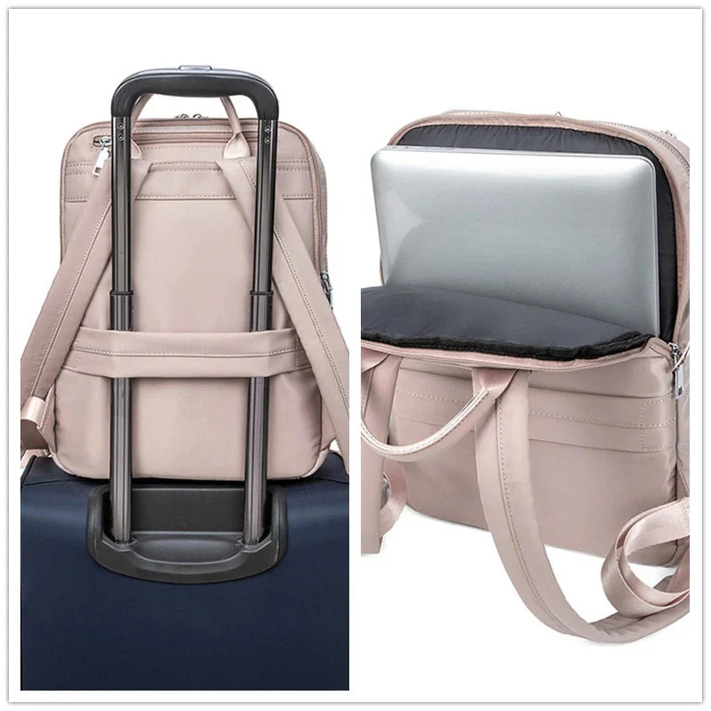 Sac à Dos Femme Ordinateur 14 Pouces | Sangle Valise et Oxford