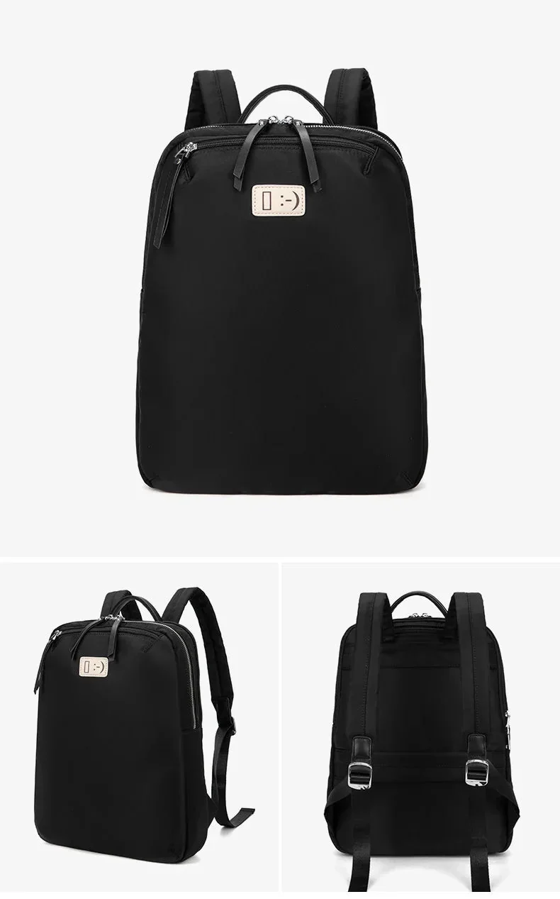 Sac à Dos Femme Ordinateur 14 Pouces | Sangle Valise et Oxford
