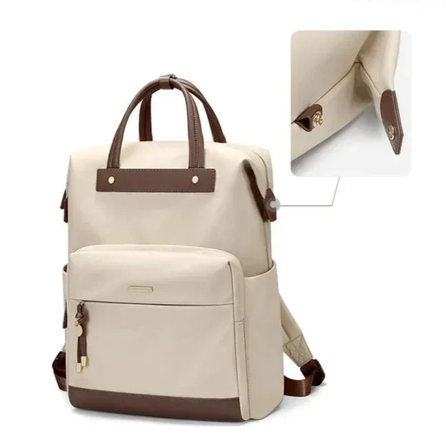Sac à Dos Femme Chic | Imperméable avec Compartiment Ordinateur