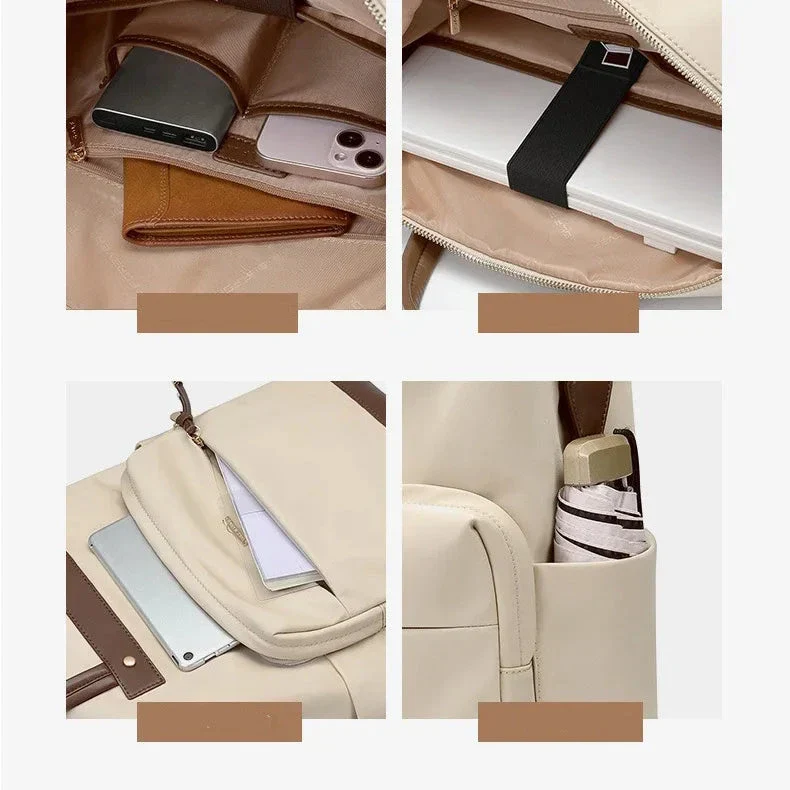 Sac à Dos Femme Chic | Imperméable avec Compartiment Ordinateur