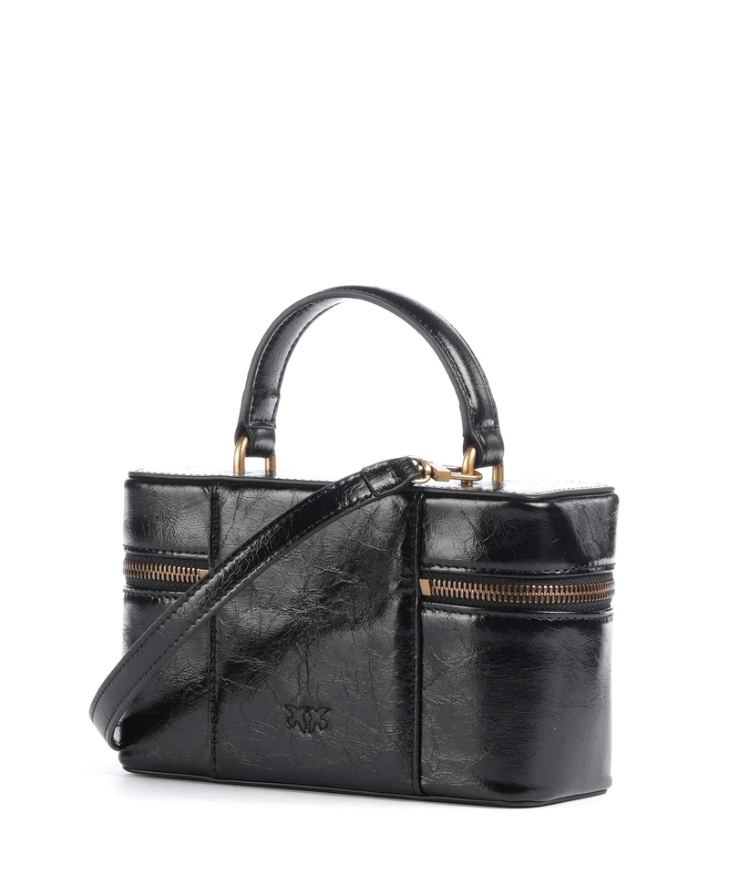 Pinko Vanity Mini Sac bandoulière nero/antique gold