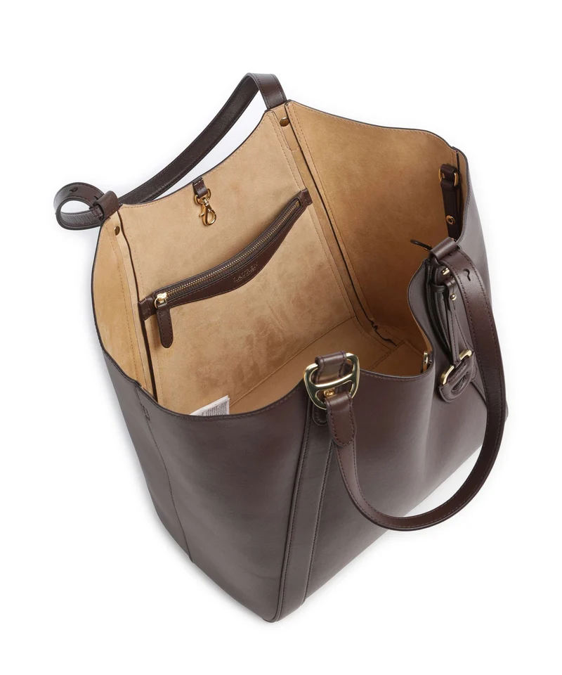 Lauren Ralph Lauren Tasha Large Cabas chestnut brown