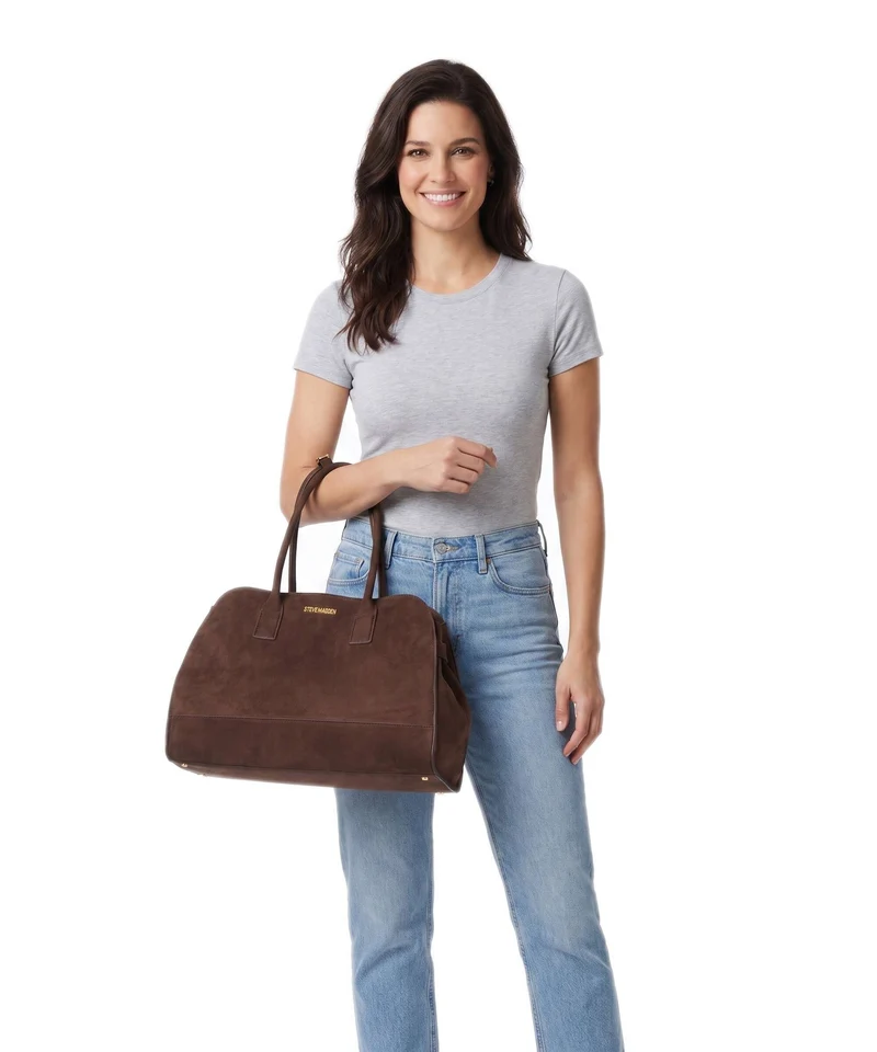 Steve Madden BRYLEIGH Cabas chocolate/gold