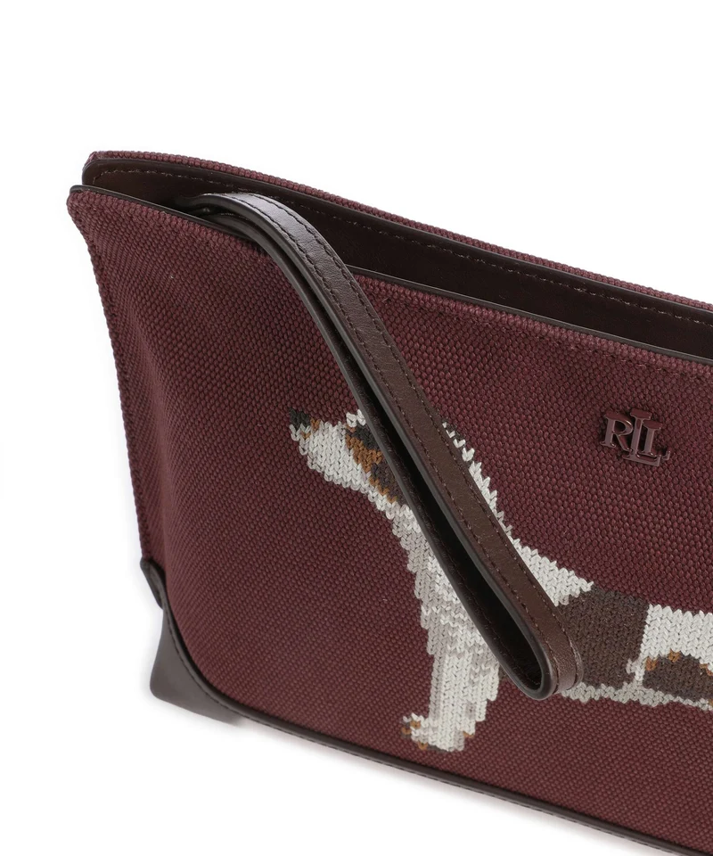 Lauren Ralph Lauren Large Sac à cosmétiques dark garnet/chestnut brown