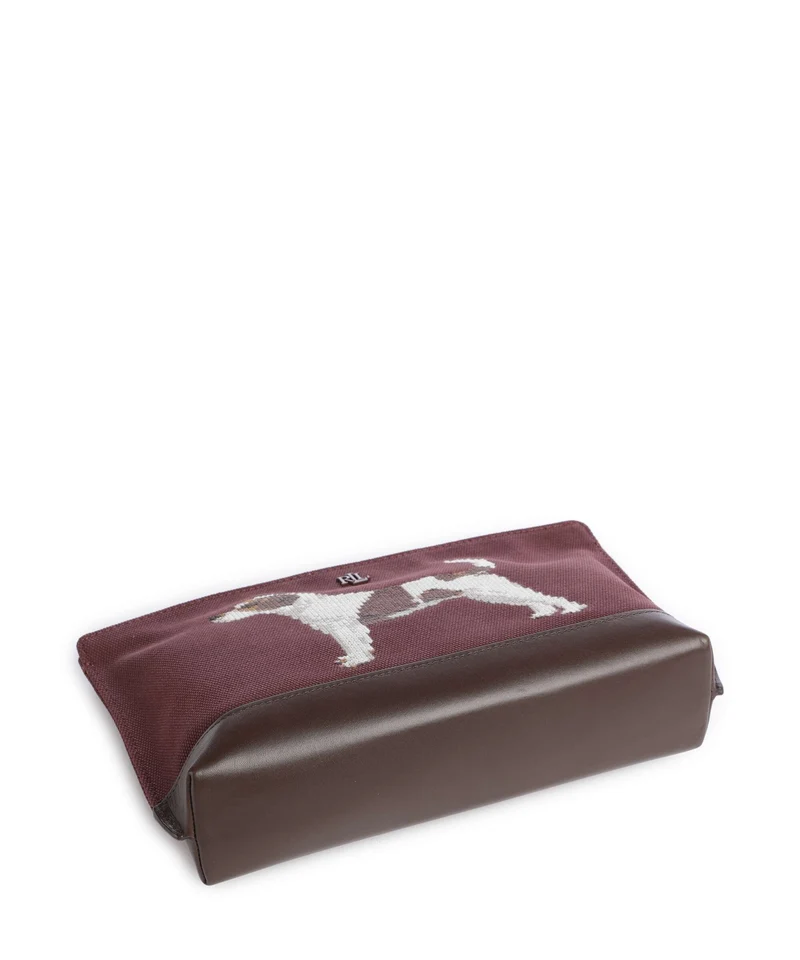 Lauren Ralph Lauren Large Sac à cosmétiques dark garnet/chestnut brown