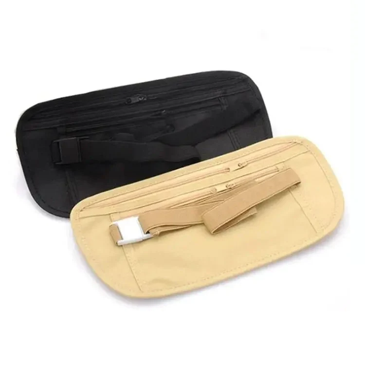 Ceinture de Voyage Sécurisée | Pochettes Zip Discrètes