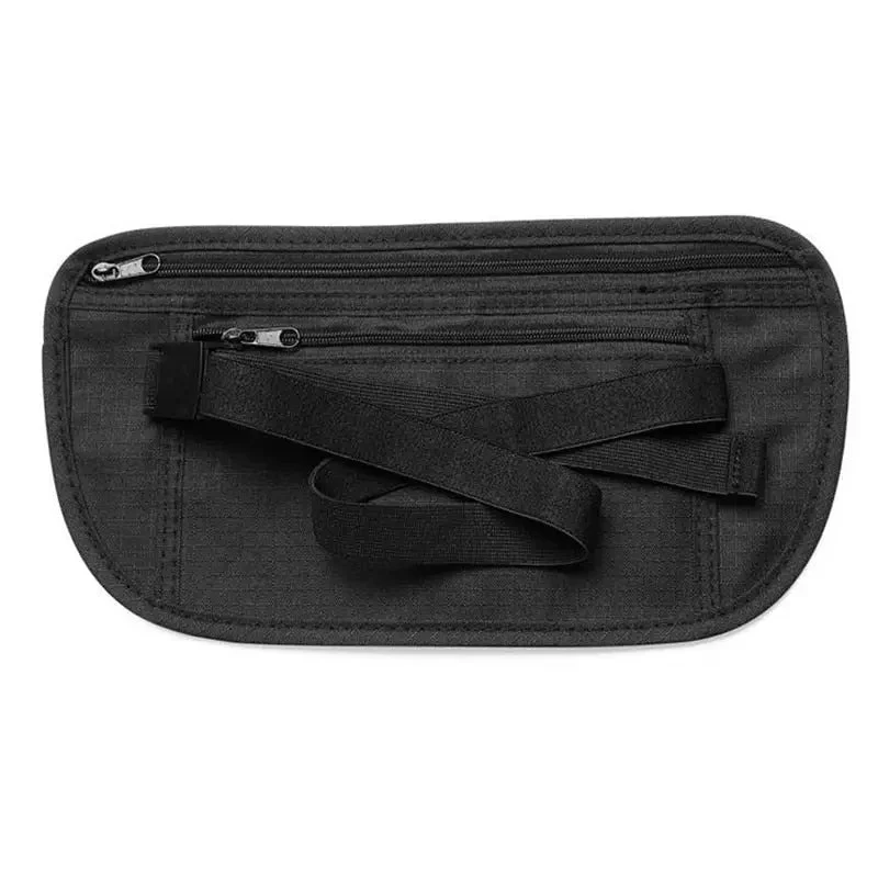 Ceinture de Voyage Sécurisée | Pochettes Zip Discrètes