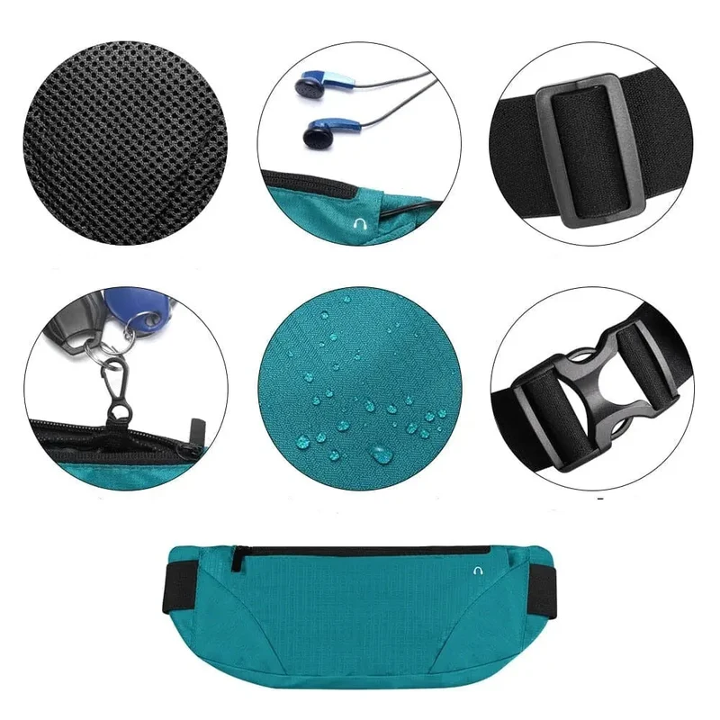 Ceinture de Voyage Antivol | Poche Zippée Discrète