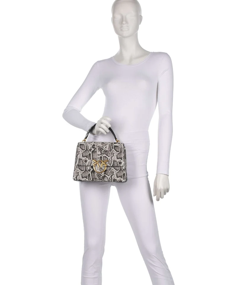 Pinko Love One Classic Sac à main roccia/nero/antique gold