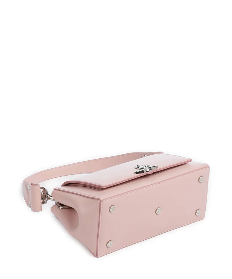 Vivienne Westwood Hazel Smooth Medium Sac porté épaule pastel pink