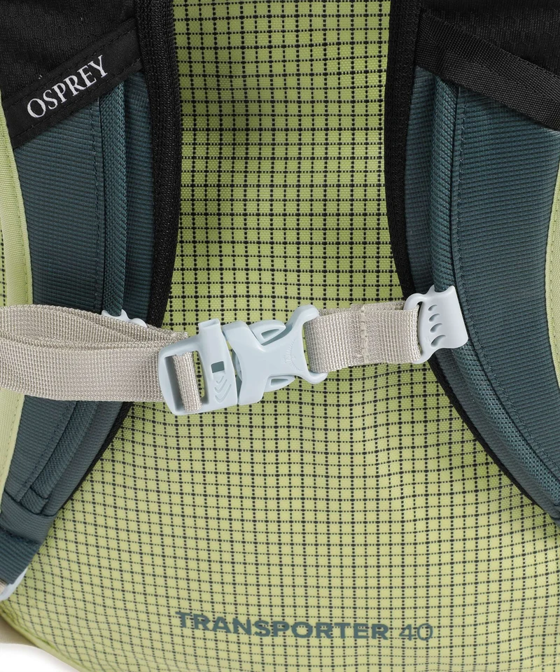 Osprey Transporter 40 Sac à dos de voyage glow dew/torrent blue