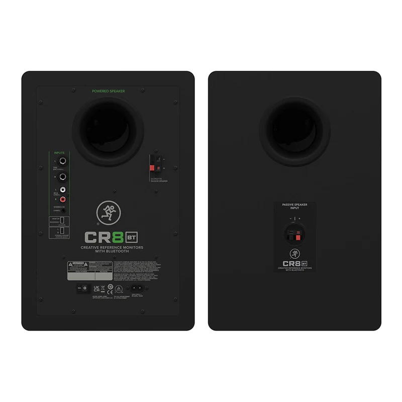 CR8BT Moniteurs de Studio Amplifiés 8po avec Bluetooth (Paire)