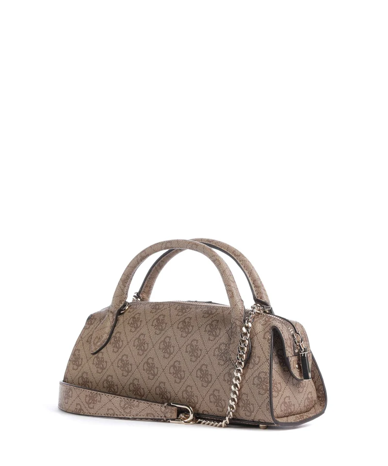 Guess Yvonne Logo Mini Sac à main latte logo