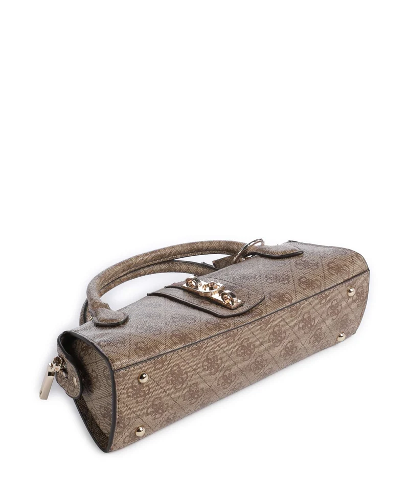Guess Yvonne Logo Mini Sac à main latte logo