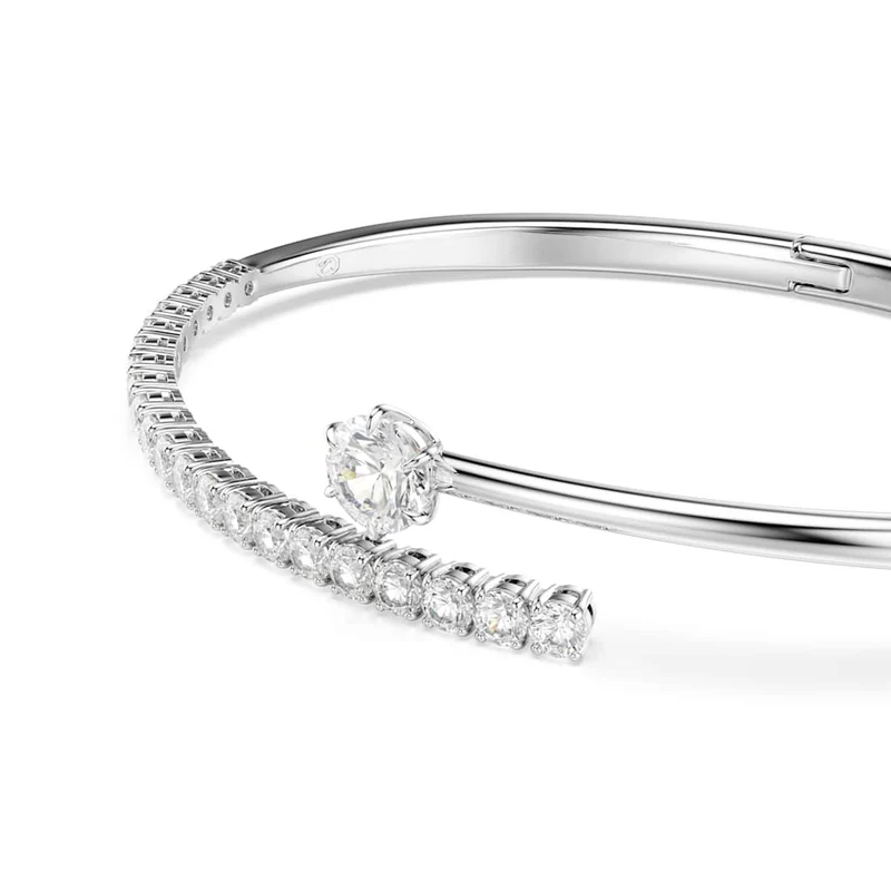 Swarovski Bracelet ouvert Matrix Crash argenté 5753569